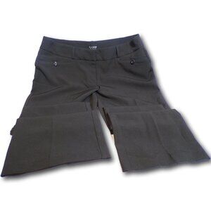 Flirtations Black Stretch Low Rise Career Business Comfort Pants 13